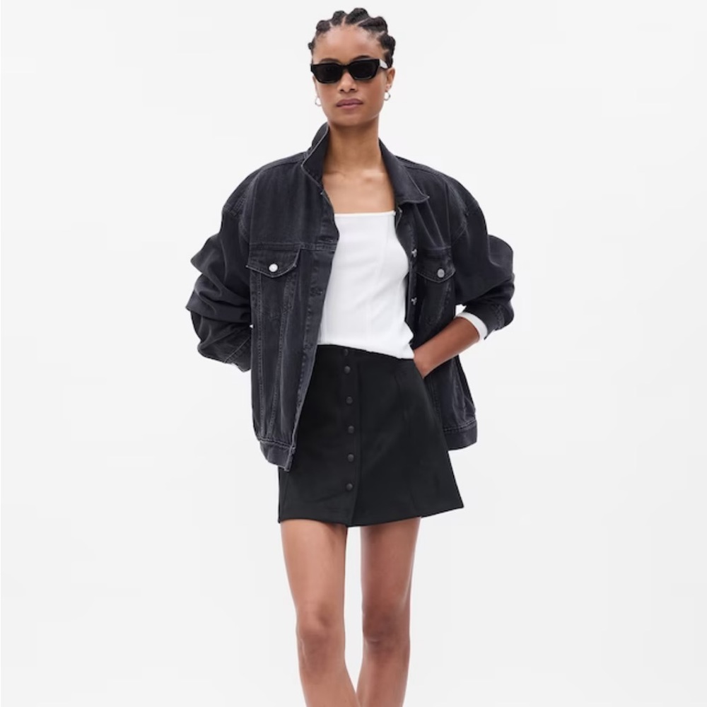Gap Faux Suede Mini Skirt